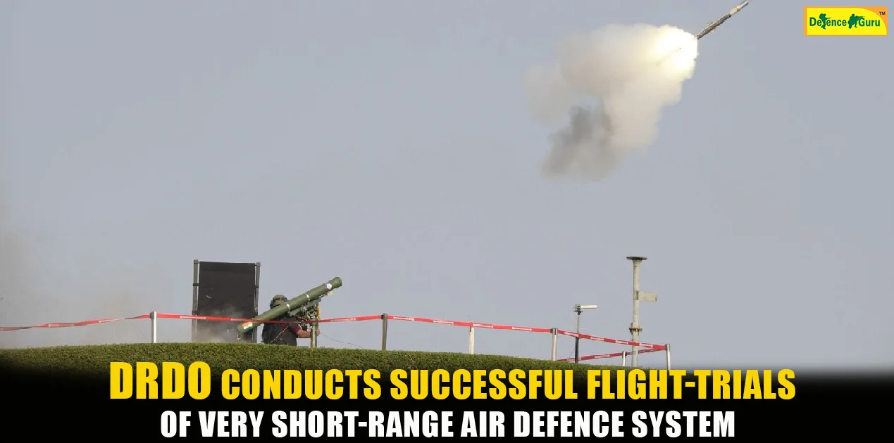 DRDO VSHORADS flight trials